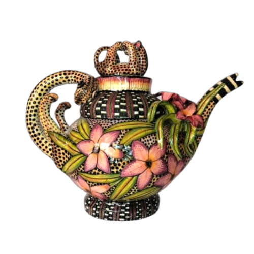 Ardmore Stunning Cheetah Teapot