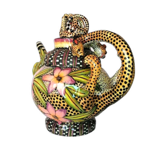 Ardmore Stunning Cheetah Teapot