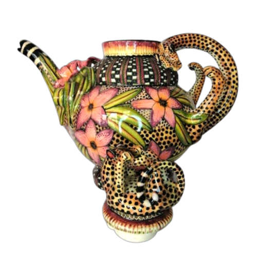 Ardmore Stunning Cheetah Teapot