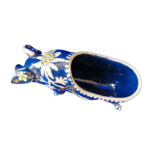 Antique Dutch pottery Pig Dish