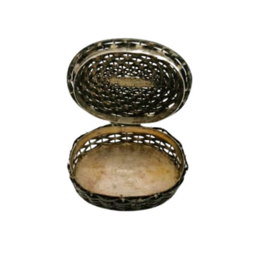 Vintage Latus Metal Trinket Box