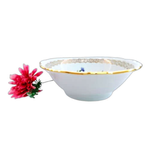 24Ct Gold Handwork Gloria Bavaria Germany Colourful Bowl
