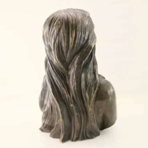 Spectacular Original Solid Bronze Bust 400mm Tall Bronze Statue, Over 10Kg
