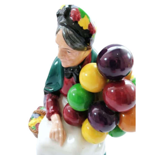 Royal Doulton Porcelain Figurine the Old Lady Balloon Seller Hn1315 Old Mark