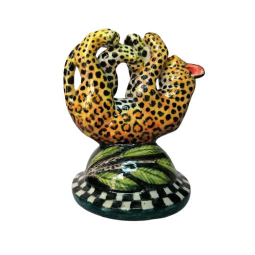 Ardmore Stunning Leopard Teapot Superb