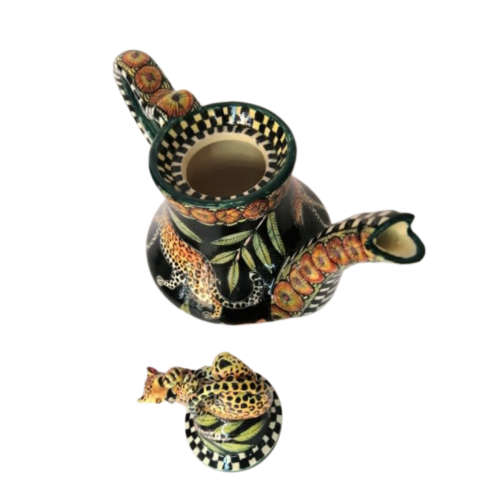 Ardmore Stunning Leopard Teapot Superb