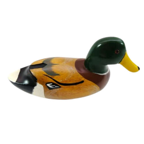 Vintage Fourtunate Wooden Duck Rosier Decoy