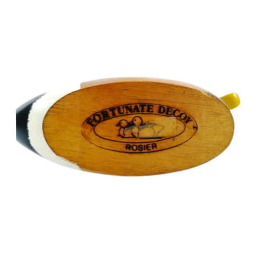 Vintage Fourtunate Wooden Duck Rosier Decoy