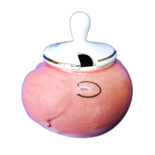 Karen Wheatley Pottery Pig And Piglets Apple Sauce Pot With Lid
