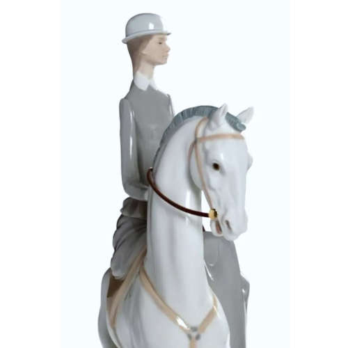 Lladro Woman On Horse Huge Statement Piece