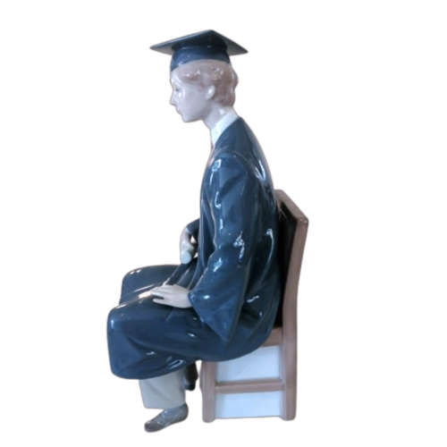 Lladro Large Boy Graduate Figurine