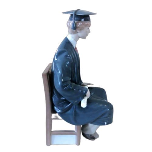 Lladro Large Boy Graduate Figurine