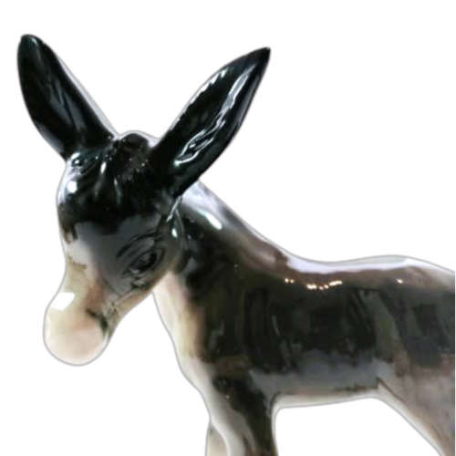 Vintage Large Donkey Ceramic Ornament Figurine