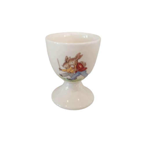 Royal Doulton Bunnykins  Bunny Playing a Trumpet Egg Cup