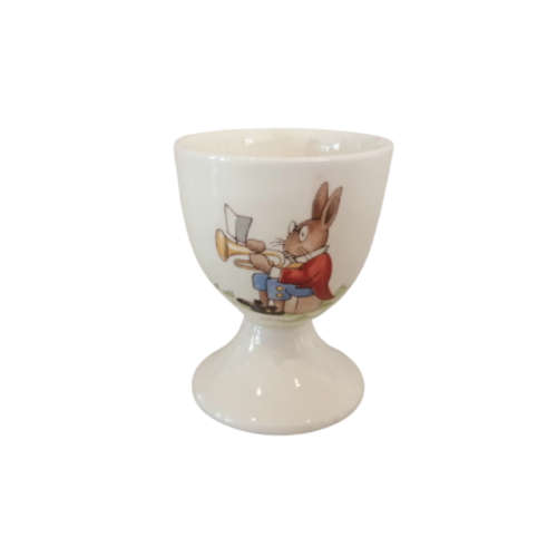 Royal Doulton Bunnykins  Bunny Playing a Trumpet Egg Cup