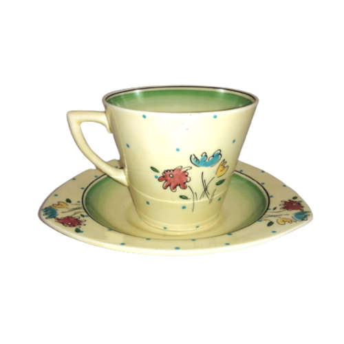 Art Deco 1930s Clarice Cliff Bizarre Trio