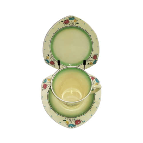 Art Deco 1930s Clarice Cliff Bizarre Trio