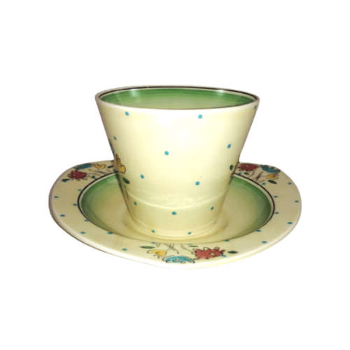Art Deco 1930s Clarice Cliff Bizarre Trio