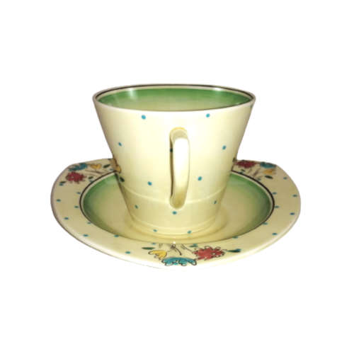Art Deco 1930s Clarice Cliff Bizarre Trio
