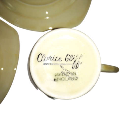 Art Deco 1930s Clarice Cliff Bizarre Trio