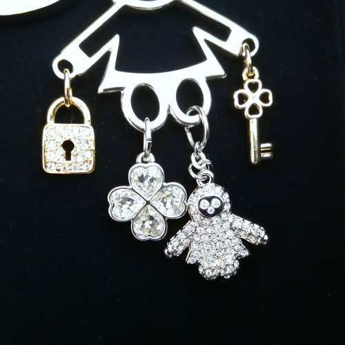 Swarovski Crystal Large Charm Keyholder Ltd