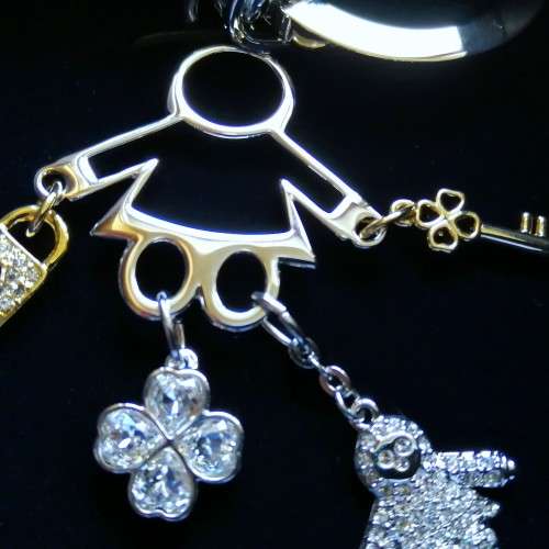 Swarovski Crystal Large Charm Keyholder Ltd