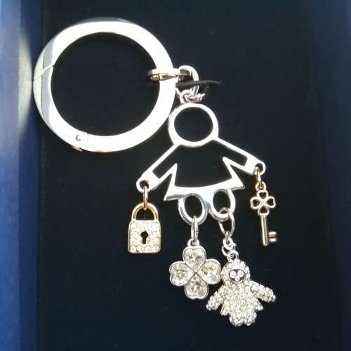 Swarovski Crystal Large Charm Keyholder Ltd