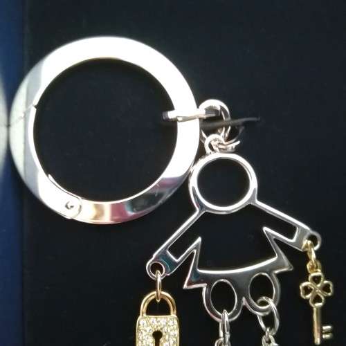 Swarovski Crystal Large Charm Keyholder Ltd