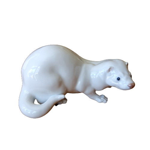 Royal Copenhagen Large Gray Mink Figurine # 4654