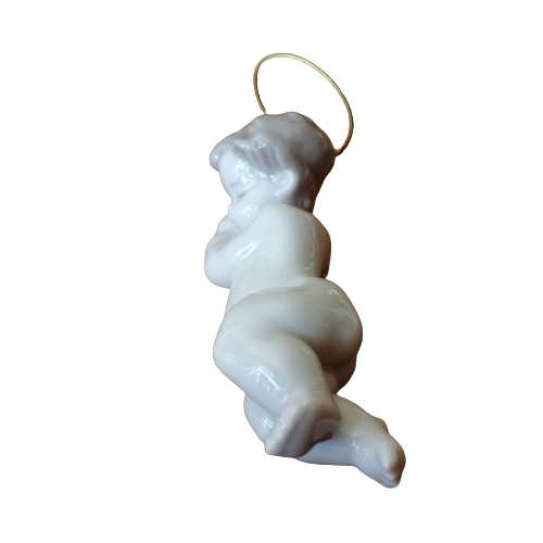 Lladro Small Nativity Sleeping Baby Jesus with Halo