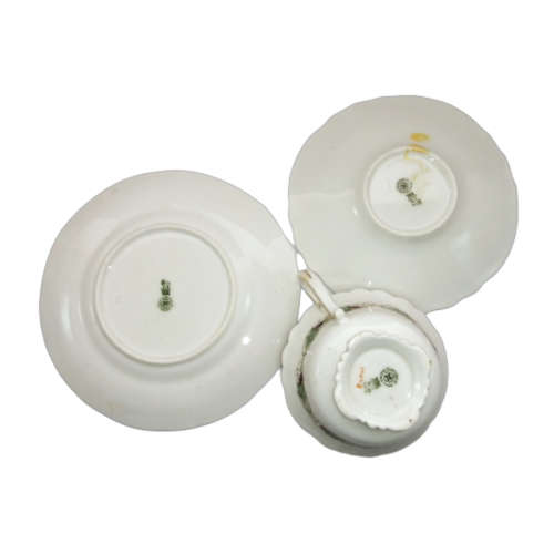 Royal Doulton Trio featuring a charming purple grapes and green vines with  gold accents.