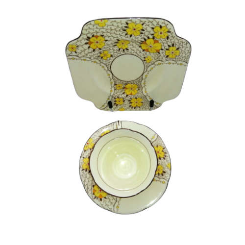 Grafton Art Deco Trio Blossom Pattern