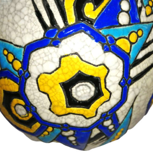 Boch Freres La Louviere - Beautiful Vintage Art Deco Ceramic Vase