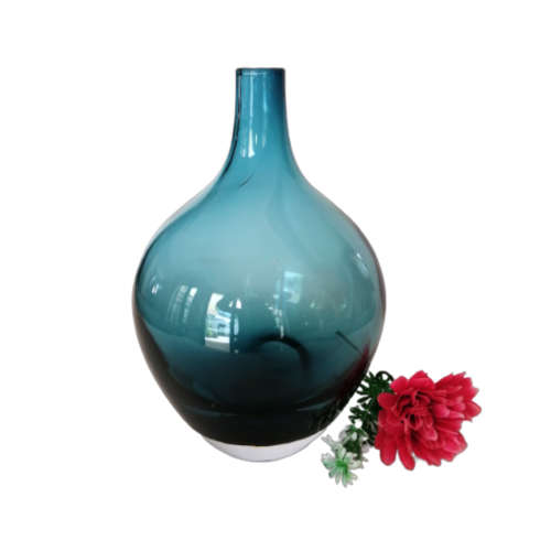 Blue Large Glass Vase