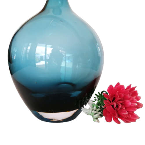 Blue Large Glass Vase