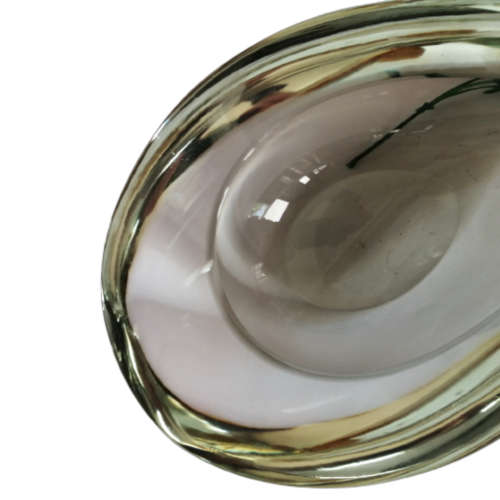 Large Heavy Teardrop Clear Bowl
