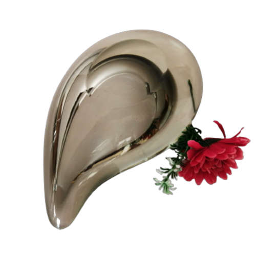 Large Heavy Teardrop Clear Bowl