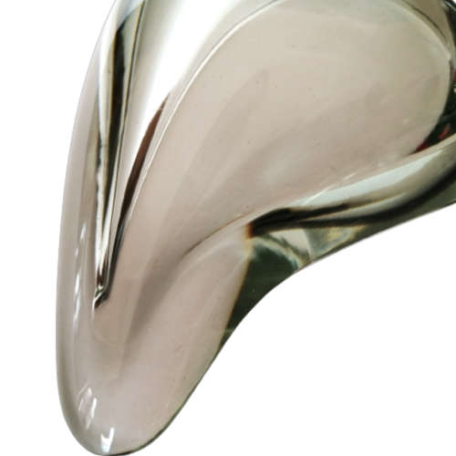 Large Heavy Teardrop Clear Bowl