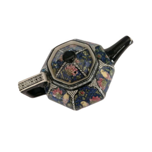 Antique Royal Doulton D4031 Tea Pot with Lid Chintz Persian Parrot Birds Teapot