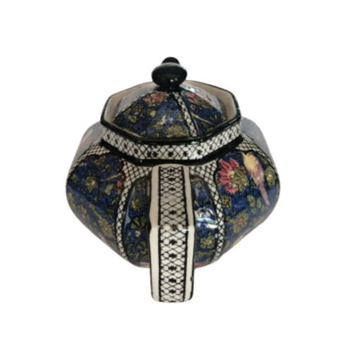 Antique Royal Doulton D4031 Tea Pot with Lid Chintz Persian Parrot Birds Teapot