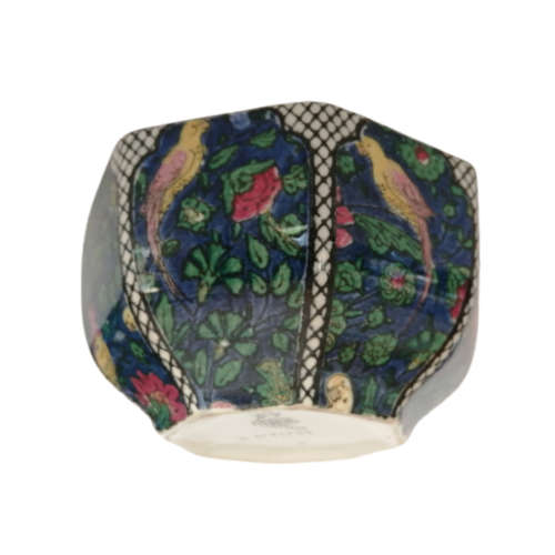 Antique Royal Doulton D4031 Sugar Bowl Chintz Persian Parrot Birds