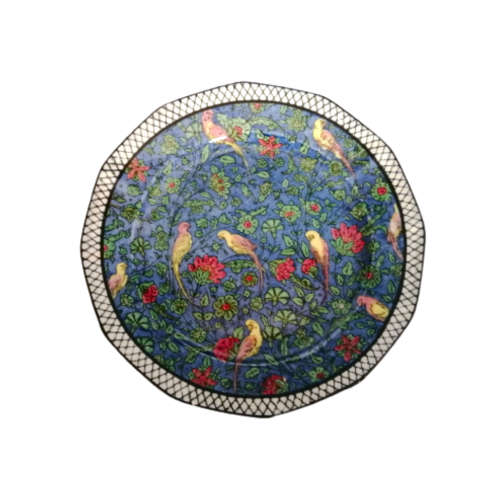 Antique Royal Doulton D4031 Plate Chintz Persian Parrot Birds