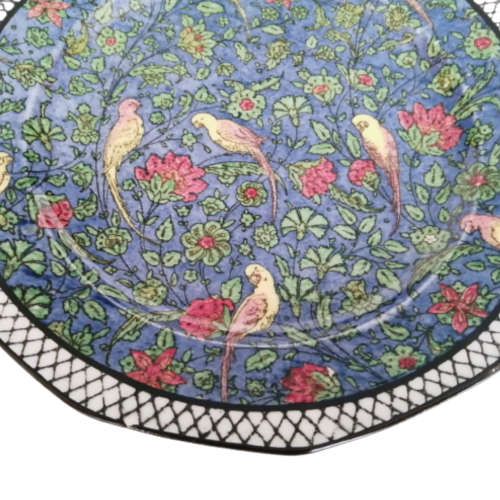 Antique Royal Doulton D4031 Plate Chintz Persian Parrot Birds
