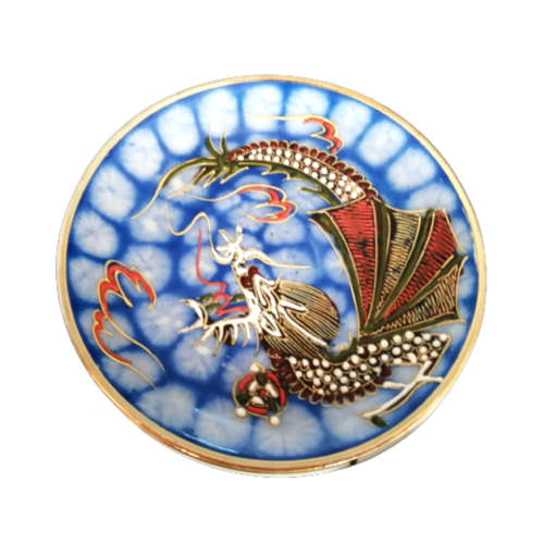 Mid 20th Century Dragonware Moriage Chukyo China Tea Set