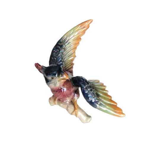 Jema Lustre Holland Figurine of a Large Parrot