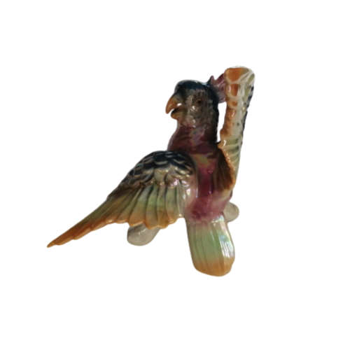 Jema Lustre Holland Figurine of a Large Parrot