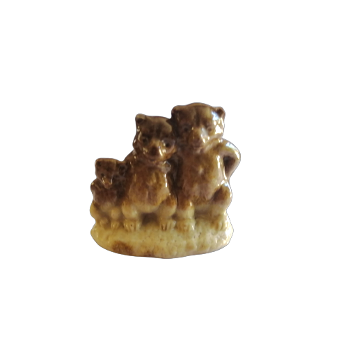 Wade Whimsies Nursery Rhyme Goldilocks Three Bears Figurine