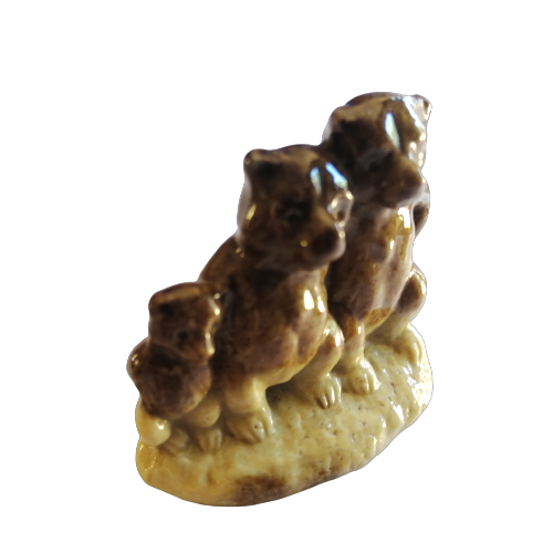 Wade Whimsies Nursery Rhyme Goldilocks Three Bears Figurine
