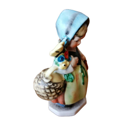 Friedel Bavaria Made In Western Germany Flower Girl Figurine