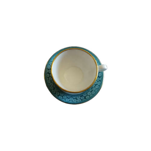Spode Primrose Light Blue Primrose Miniature Tea Cup and Saucer